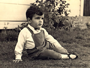 Frank aged two